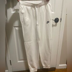 White Nike Sweatpants